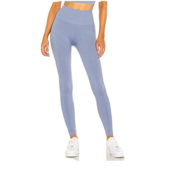 SET Active Blue Sculptflex Seamless Ribbed Leggings Size XS - Picture 1 of 5